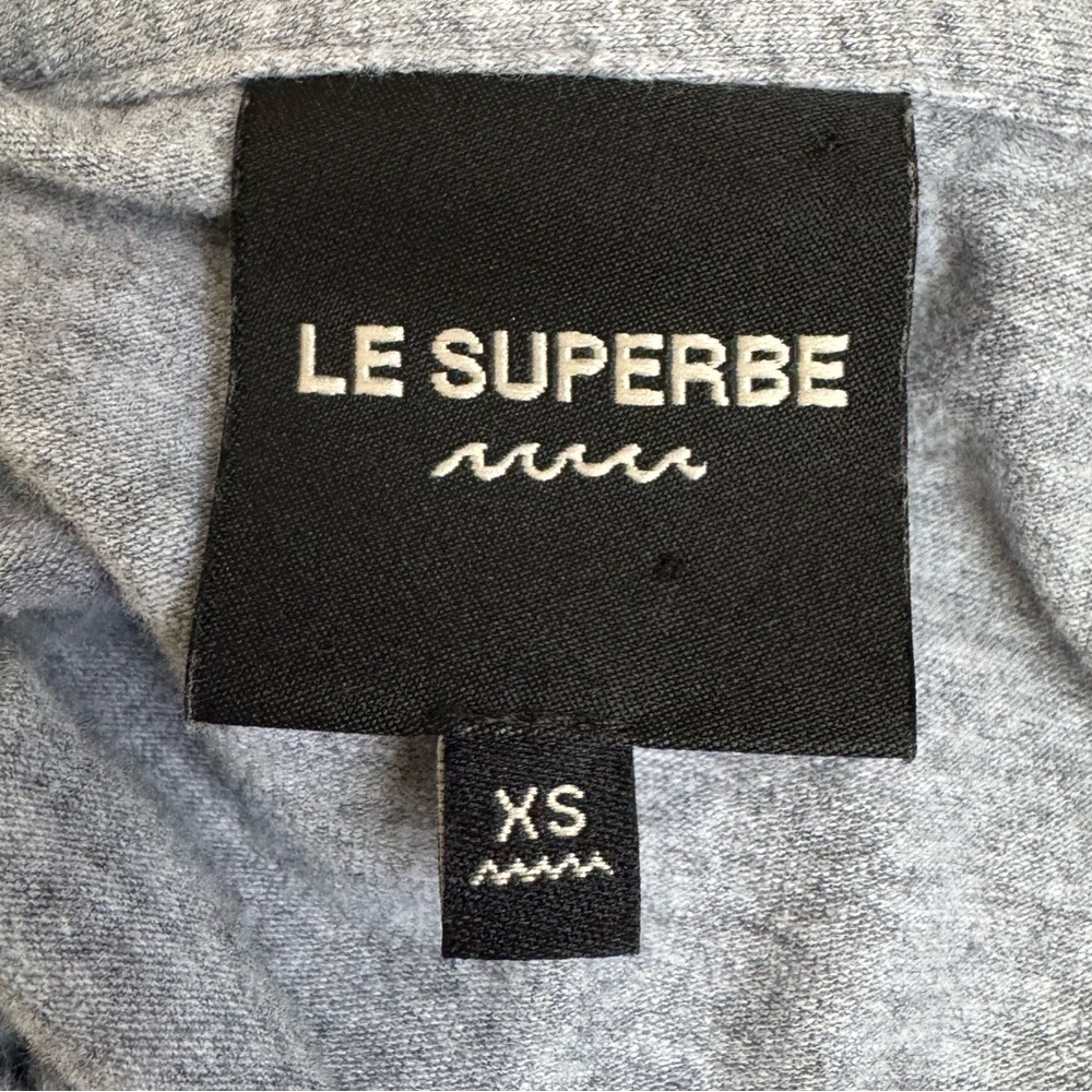 Le Superbe Trancas Tee in Heather Gray XS - Picture 7 of 7
